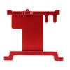 RC Fixed Servo Mount Bracket, Aluminum Alloy Servo Fixed Bracket for SCX6 1/6, Lightweight Durable Servo Mounting Bracket with Screws for RC Car Accessories (Red) view 2