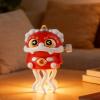 Electric Dancing Lion Toy with Led Light and Music, Creative Wind-Up Twisting Lion Dance Toy, Rechargeable Interactive Sensory Toys, for Christmas Birthday Gift,Focus Development view 3