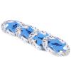 4PCS Universal Aluminum Alloy RC Brake Disc with Metal Hex Adapter for 1/10 Remote Control Car, CNC - Machined Lightweight Brake Disc Set for RC Sports SUV Climbing Vehicles (Blue) view 4