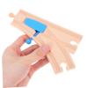 NUOBESTY 2pcs Wooden Train Track Connectors Switch Track Accessories for Kids Wooden Train Sets, Compatible with Leading Brands, Ideal for Creative Play view 4