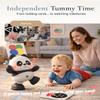 Cuddobaby Dancing Panda High Contrast Musical Toy| Independent Tummy Time 0-6M, Crawling Encourage 6-12M| Light-Up Changes, Hands-Free Flash Card Stand for Newborns, Infants, Drop-Proof view 2