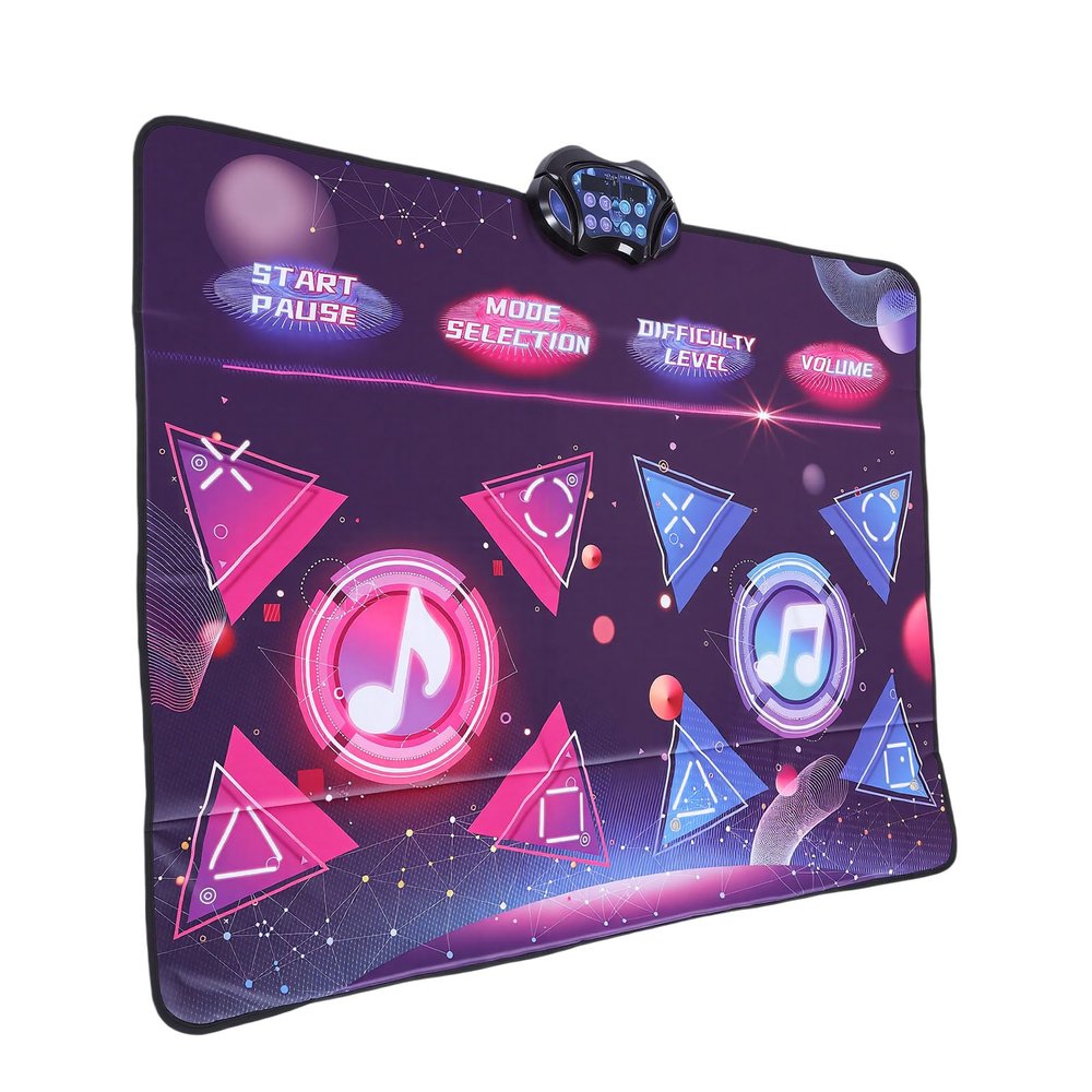 Luocute Kids Dance Mat, Electronic Music Dance Pad with 8 Interactive Modes and Light Up Buttons, for Boys and Girls Ages 3-12 Birthday Gift