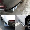 Car Rear Bumper Lip Splitter for Mitsubishi Xforce 2023 2024 2025, 2 Pcs Side Fin Fenders Protector Anti Scratch Wrap Angle Spoilers, Car Accessories,Carbon Fiber Black view 4