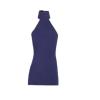 1/12 Female Soldier High Collar Backless Skirt Dress Model 6''Action Figures (E Blue,Skirt Dress) view 1