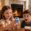 Electric Dancing Lion Toy with Led Light and Music, Creative Wind-Up Twisting Lion Dance Toy, Rechargeable Interactive Sensory Toys, for Christmas Birthday Gift,Focus Development view 4