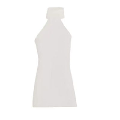 1/12 Female Soldier High Collar Backless Skirt Dress Model 6''Action Figures (I White,Skirt Dress)