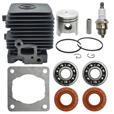 34mm Cylinder Piston Kit Compatible with FS38 FS45 FS46 FS55 KM55 HL45 FS45L FS45C FS46C KM55C KM55R KM55RC Engines