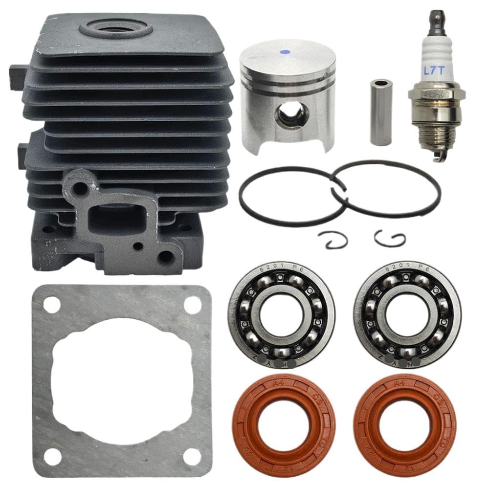 34mm Cylinder Piston Kit Compatible with FS38 FS45 FS46 FS55 KM55 HL45 FS45L FS45C FS46C KM55C KM55R KM55RC Engines