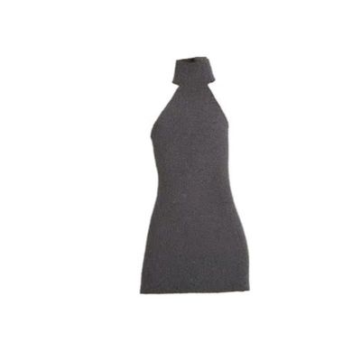1/12 Female Soldier High Collar Backless Skirt Dress Model 6''Action Figures (H Gray,Skirt Dress)