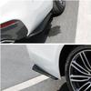 Car Rear Bumper Lip Splitter for Mini Hatch F66 F65 2024 2025, 2 Pcs Side Fin Fenders Protector Anti Scratch Wrap Angle Spoilers, Car Accessories,Bright Black view 2