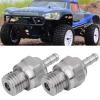 Dioche Glow Plug N4 Fire Head 2pcs RC Car Accessories Compatible with HSP Oil Powered Model Cars - Durable Metal, Easy to Install view 2