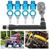 12mm to 17mm Wheel Hex Hub Adapter Socket Spanner Set, Aluminum Alloy RC Car Conversion Tool with Steel Wrench for 1/10 1/8 Scale Remote Control Vehicles (Blue) view 4
