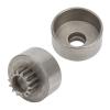 2Pcs RC Clutch Bell Gear 14T Steel Replacement Part for HSP 94763 1/8 RC Cars Trucks, High Strength Wear Resistant Clutch Gear with 10mm Aperture view 3