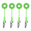 FILFEEL 4PCS Universal RC Body Clips Pins for /10 Remote Control Car Shell Fixing - Silicone & Metal Retainers in Various Colors (Green) view 1