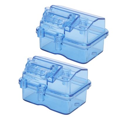 Dioche 1/10 RC CrSets RC Receiver Box Waterproof Protector for CarBoat, Durable Plastic, Easy Installation, Transparent Design, Proof and Dust-Proof Protection
