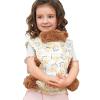 AOTSTND Baby Doll Carrier for Little Girls, 3-Flower Y view 1