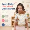 AOTSTND Baby Doll Carrier for Little Girls, 3-Flower Y view 2