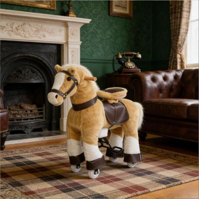 GOWE Walking Horse Toy,Kids Riding Chair with Wheels