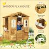 GOWE Wooden Playhouse,Outdoor Playhouse view 2