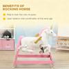 GOWE Soft Kids Rocking Horse Toy,Kids Rocking Horse Unicon view 4