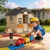 GOWE Kids Wooden Playhouse view 1