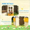 GOWE Kids Wooden Playhouse view 4