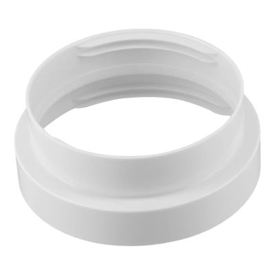 Butt Connector Pipe Connector Accessories Replacement White Color 130/150MM 1pc Exhaust Pipe Connector(130 to 150mm)