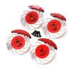 For Sakura D3 D4 For Racing 1/10 Brake Disc 4Pcs For Sport Edition RC Drift Car Upgrade Part Aluminum Alloy Accessory Rc Models Accessories(Size3) view 1