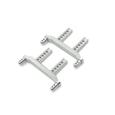 RC Cars Models For SCY 16101 16102 16103 16106 16201 For JJRC Q130A Q130B Q141 Q117 1/16 Metal Body Brackets RC Car Accessories Upgrades Replacements(Silver)