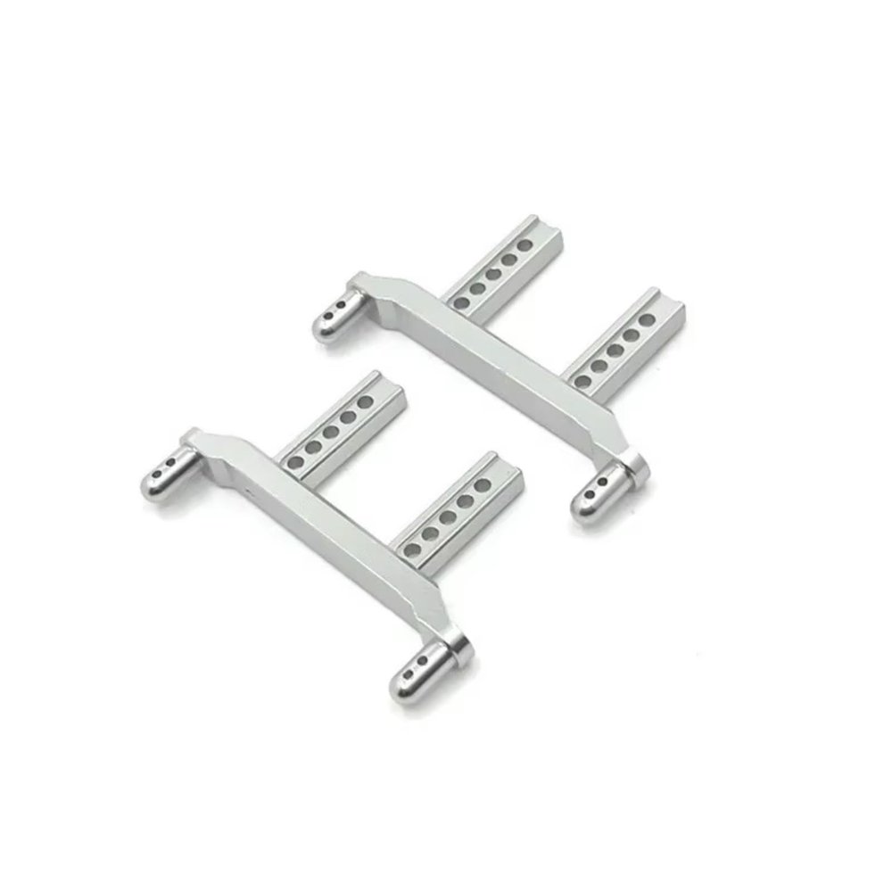 RC Cars Models For SCY 16101 16102 16103 16106 16201 For JJRC Q130A Q130B Q141 Q117 1/16 Metal Body Brackets RC Car Accessories Upgrades Replacements(Silver)