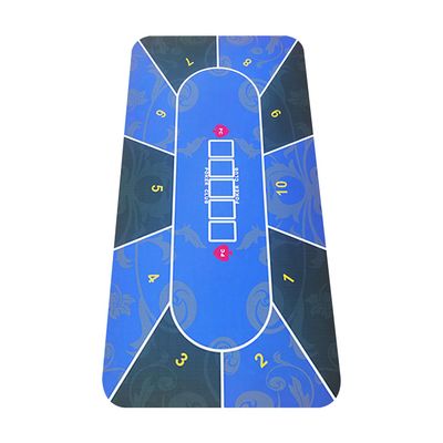 nuveti 70 x 35 Inch Texas Hold'em Poker Mat Portable Rubber Poker Table Top Water Waterproof, Noise Reduction Poker Table Top for Any Tabletop Game