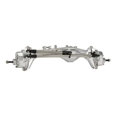 Aluminum F9 Offset Gate Axle with Adjustable Upper Link Mount Constant Velocity Drive Compatible with 1 10 Scale RC Crawler Track Like Wraith(Silver Front Axle)