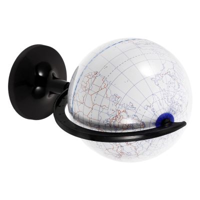 BESPORTBLE DIY Blank Globe Coloring Model, 14.2cm Erasable Globe Craft Educational for Geography Learning and Home Decor