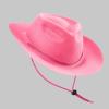 Adjust Cowboy Hat for Girl Birthday Party for Kids Elegant Theme Party Cowgirl Headwear Photography Cowgirl Hat for Kids Bir view 4