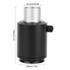 Jeanoko Aluminum Alloy Compact Mount Lens Camera Adapter for Stereo Microscope CTV Interface, Lightweight and Durable, Suitable for 25mm or 23.2mm Camera Interface, Ideal for Microscope Enthusiasts view 3