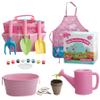 Temeemeg Kids Gardening Set, 11PCS Toddler Gardening Set Include Shovel, Rake, Fork, Flower Pot, Apron, Watering Can  Tote Bag, Colorful for Kids... view 1