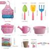 Temeemeg Kids Gardening Set, 11PCS Toddler Gardening Set Include Shovel, Rake, Fork, Flower Pot, Apron, Watering Can  Tote Bag, Colorful for Kids... view 3