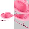 Adjust Cowboy Hat for Girl Birthday Party for Kids Elegant Theme Party Cowgirl Headwear Photography Cowgirl Hat for Kids Bir view 2