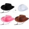Adjust Cowboy Hat for Girl Birthday Party for Kids Elegant Theme Party Cowgirl Headwear Photography Cowgirl Hat for Kids Bir view 3