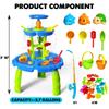 CozyBomB Water Table for Toddlers 3-5 | Outdoor Toys Water Play Table, Magnetic Fishing Toy Game, Summer Splash Pond Showers Sand Activity, Sensory Party Birthday Gift Kids Ages 4-8 9-12 view 2