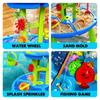 CozyBomB Water Table for Toddlers 3-5 | Outdoor Toys Water Play Table, Magnetic Fishing Toy Game, Summer Splash Pond Showers Sand Activity, Sensory Party Birthday Gift Kids Ages 4-8 9-12 view 4