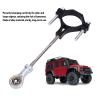 CFTGIW Camping Trailer Connecting Hook Fit for CROSSRC TL4 RC Crawler Car Accessories Upgrade Parts Camping Vehicle Connecting Rod Red Crawler Car Has to F RC Trailer (Black) view 2