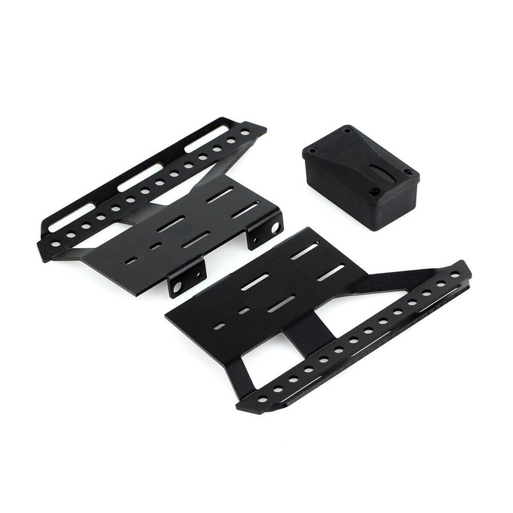 1/10 RC Crawler Aluminum Rock Sliders Side Step Foot-Plate for Axial SCX10 II 90046 90047 Parts Accessories confident