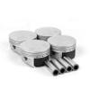 4 Piece Piston Rings Set 23041-2B101 Compatible With Accent Verna Solaris I20 Ix20 Cee'd ED JD Rio Venga 1.4 view 3