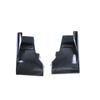 Carbon Fiber Winglets for Kawasaki Ninja H2 H2R 2015-2025, Motorcycle Glossy Twill Aerodynamic Side Spoilers Wind Splitter (Lower Winglets) view 1