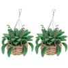 WEKAMOS 12 Scale Micro Landscape Bonsai, Tiny Miniature Dollhouse Greenery Decoration for Fairy Garden view 1