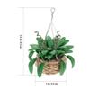 WEKAMOS 12 Scale Micro Landscape Bonsai, Tiny Miniature Dollhouse Greenery Decoration for Fairy Garden view 2