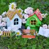 2Pcs Miniature Park Bench 1:12 Scale Brown Garden Seats with Realistic Detailing, Tiny Park Benches for Dollhouse and Fairy Garden Accessories, Train Platform and Miniature Landscape Dcor view 4