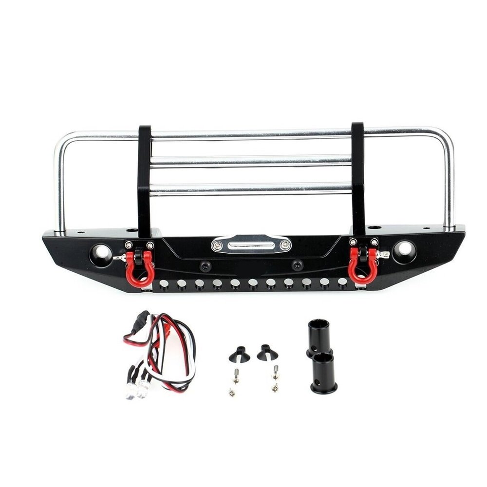 1/10 RC Crawler Aluminum Front Bumper for Traxxas TRX4 TRX6 FOR Axial SCX10 II Gen8 Gen9 Parts Accessories confident