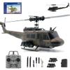ROUASD C032 UH-1 Huey RC Helicopter with Optical Flow Positioning & Altitude Hold, 3D Inverted Flight, 1/48 Scale 2.4G 6CH Gyro Stabilized Aircraft Flybarless Brushless Model view 1